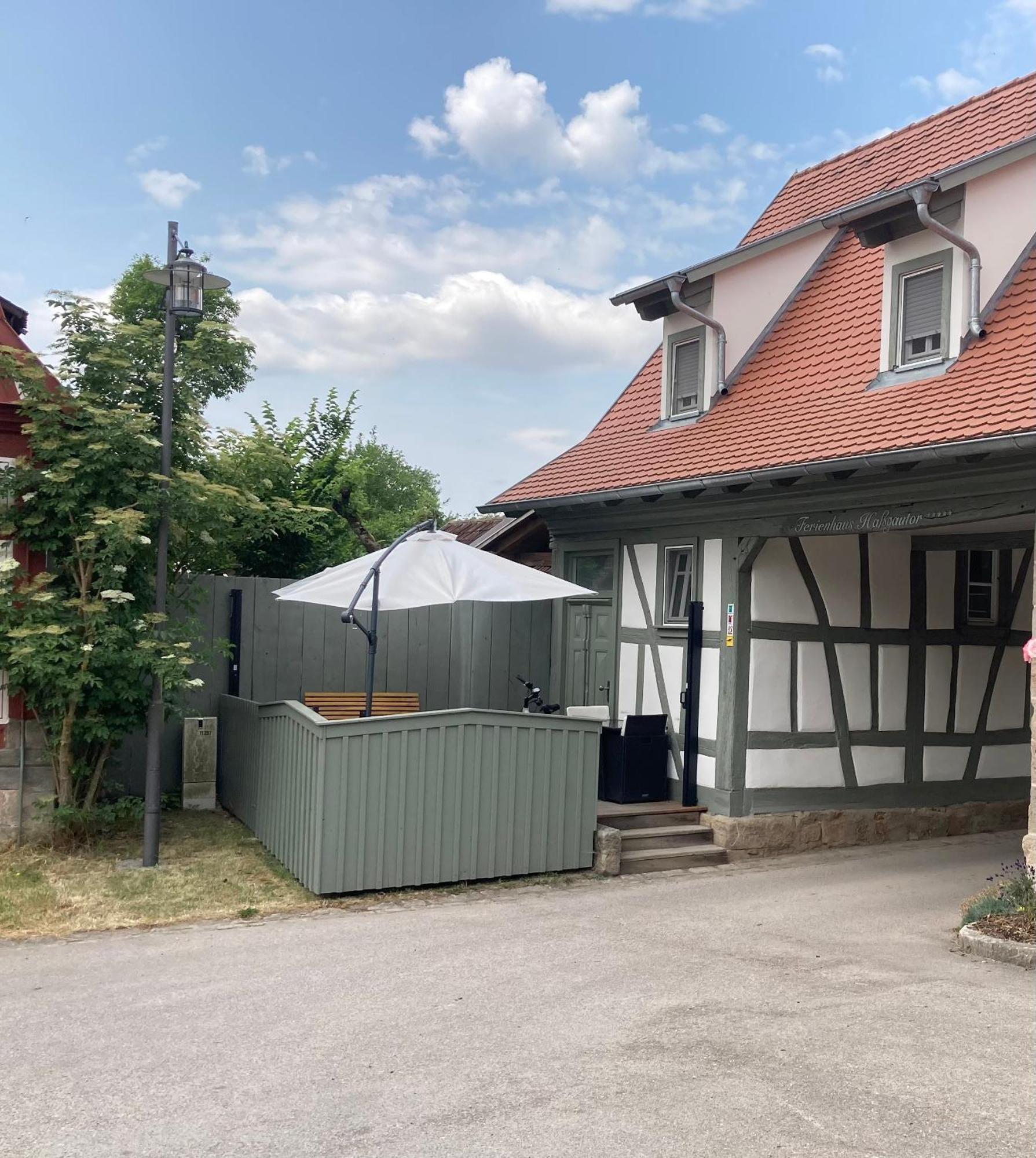 Ferienhaus Hassgautor Aidhausen Ngoại thất bức ảnh